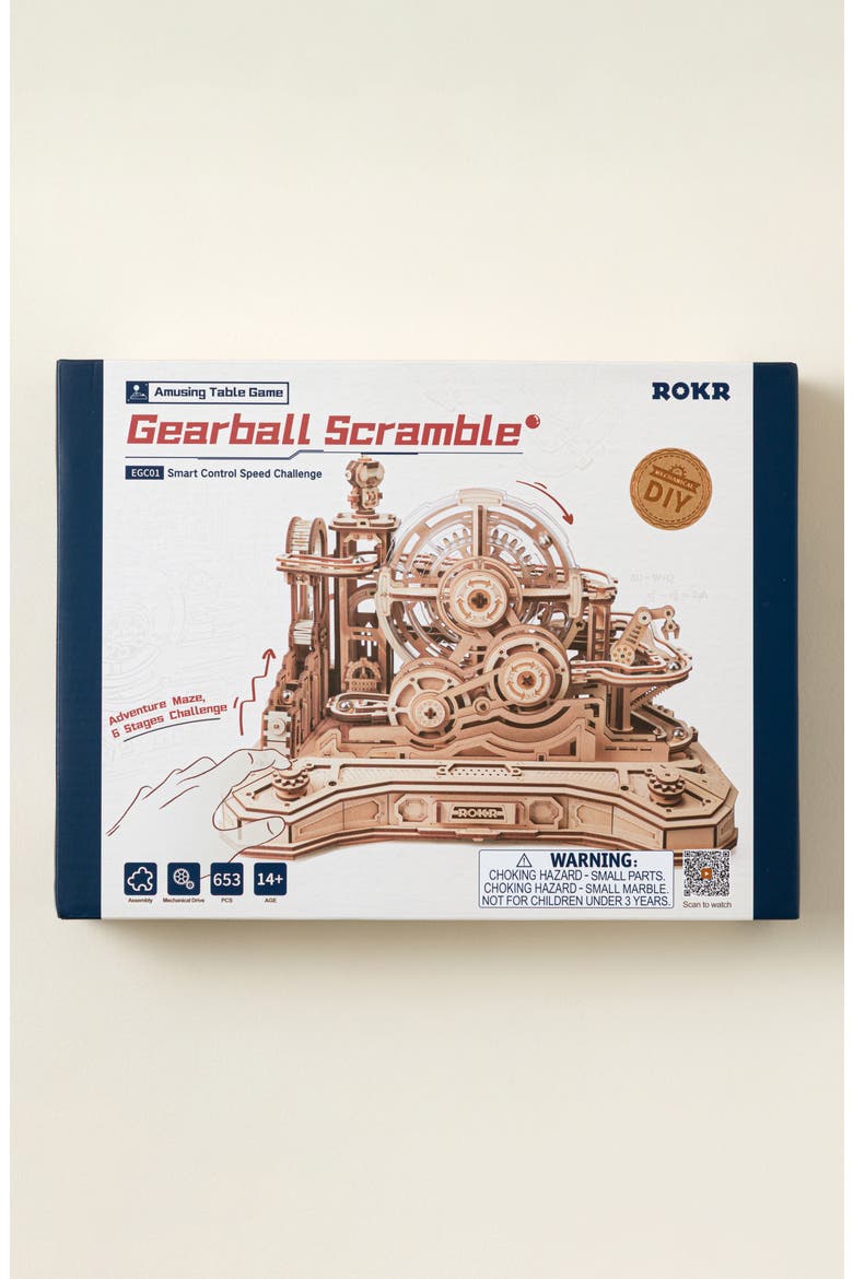 DIY Gamer's Gear Ball Challenge Build Kit by ROBOTIME LLC, Main, color, Multi
