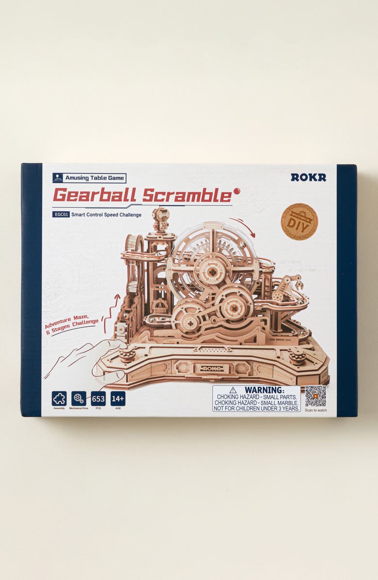 Uncommon Goods DIY Gamer's Gear Ball Challenge Build Kit by ROBOTIME LLC, Main, color, Multi