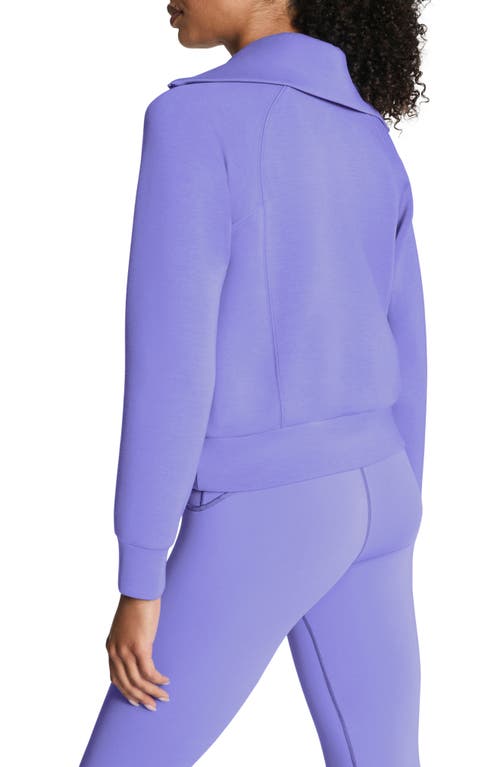 Spanx ® Airessentials Half Zip Sweatshirt In Purple