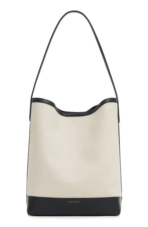 Everyday Cabas Canvas & Leather Hobo Bag