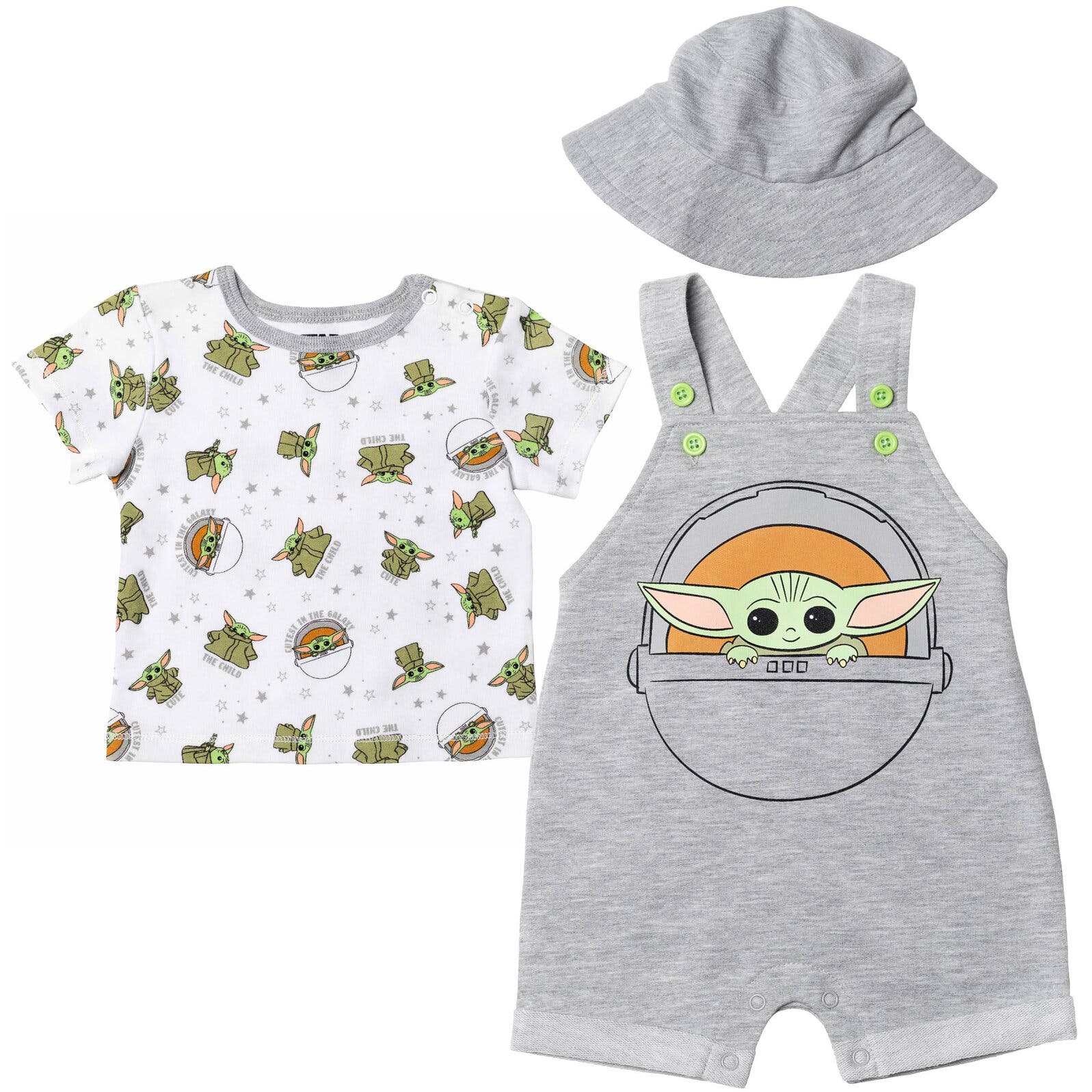 selected Baby Yoda Gray Gray