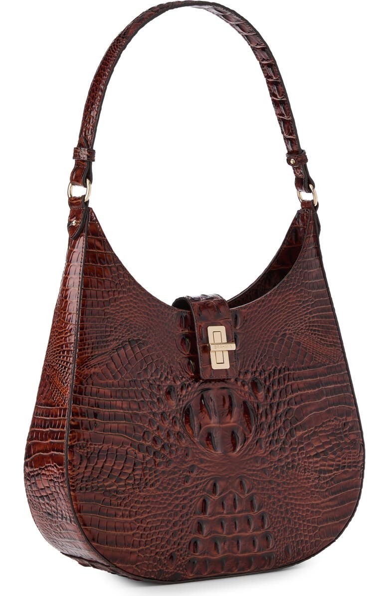 Brahmin Fallon Shoulder Bag, Alternate, color, Pecan