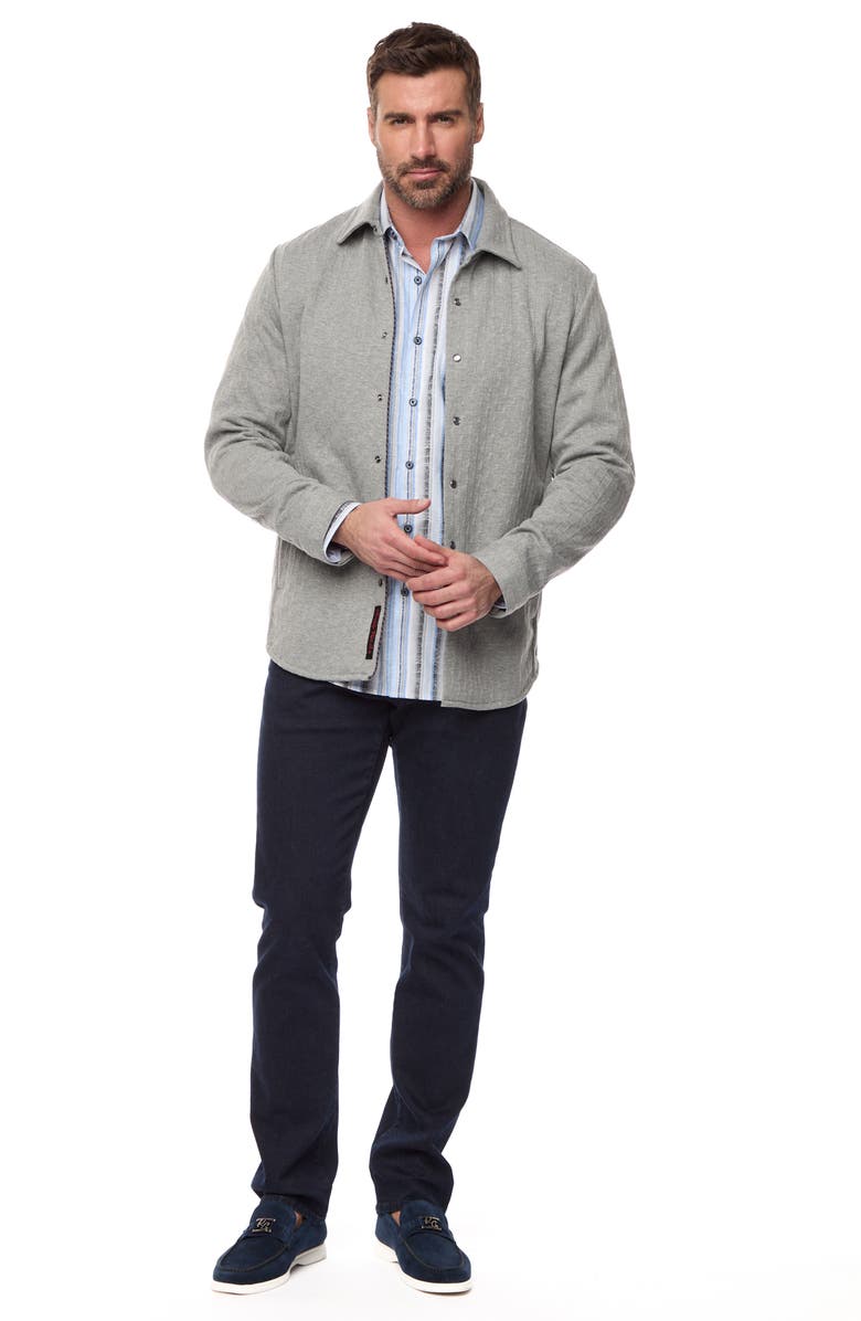Robert Graham Billiard Knit Shirt Jacket, Alternate, color, 