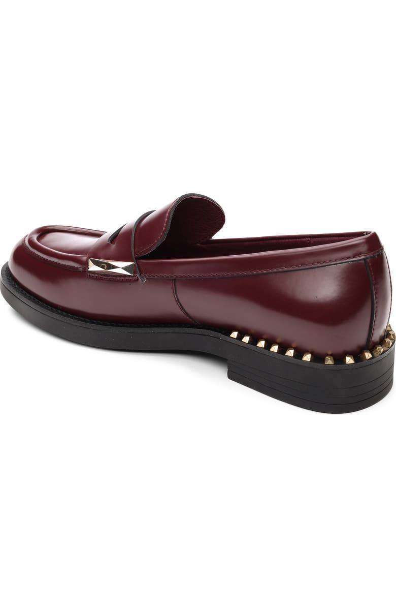 Ash Whisper Stud Penny Loafer, Alternate, color, Syrah