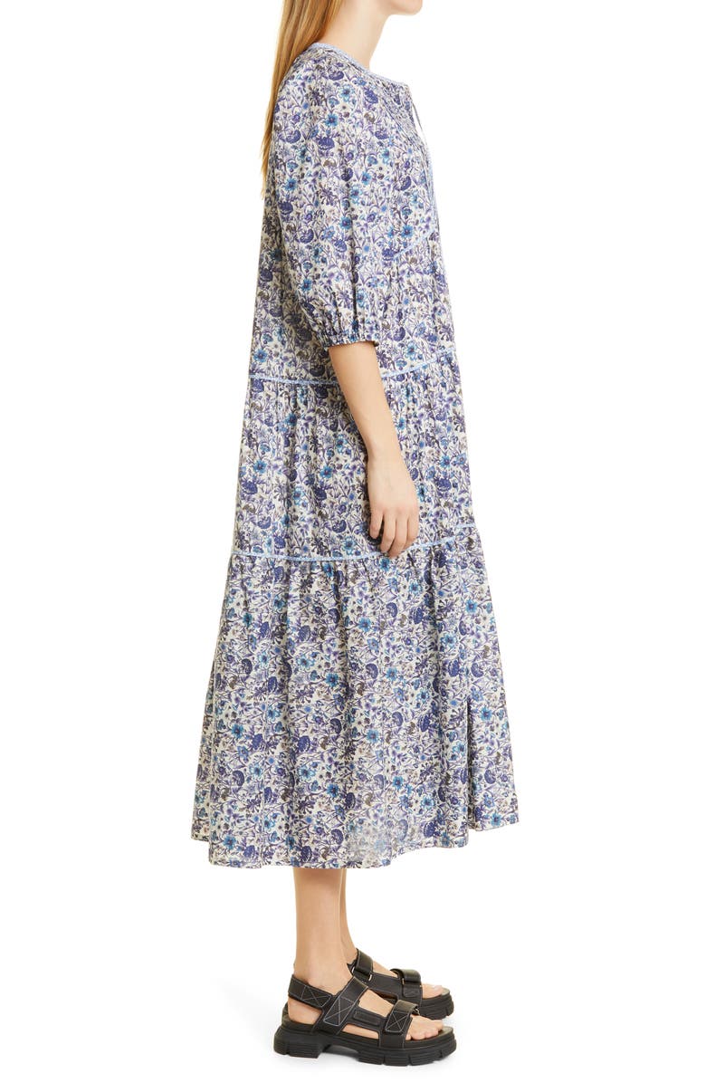 Birgitte Herskind July Liberty Organic Cotton Shift Dress, Alternate, color, 