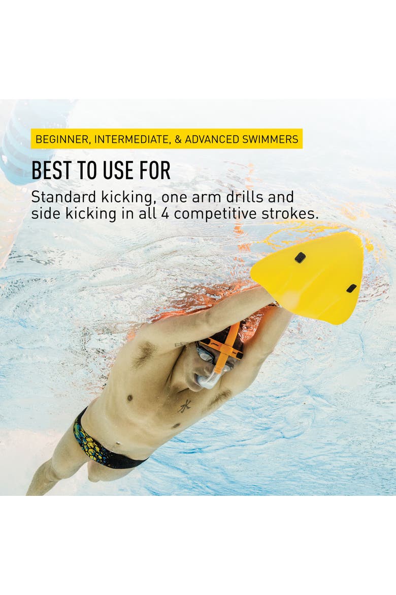 Alignment Kickboard Hydrodynamic, Alternate, color, Yellow