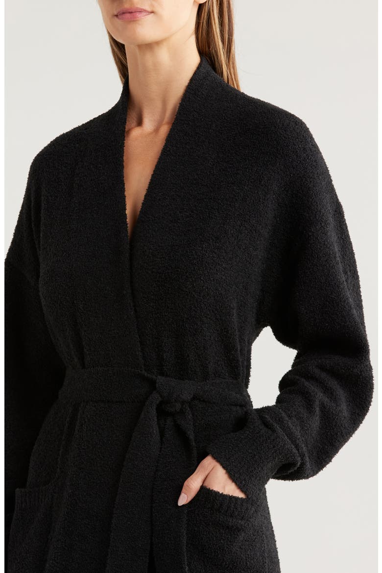 So Soft Robe, Alternate, color, BLACK