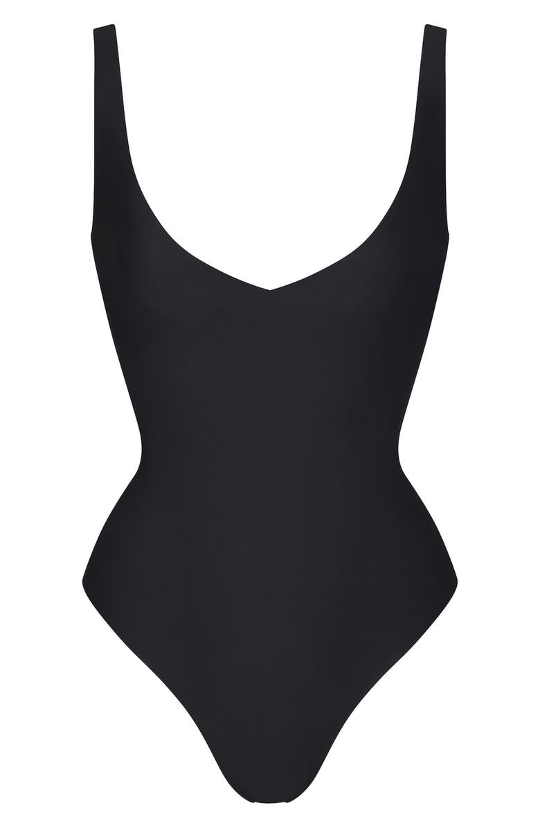 Unlined Plunge Thong Bodysuit