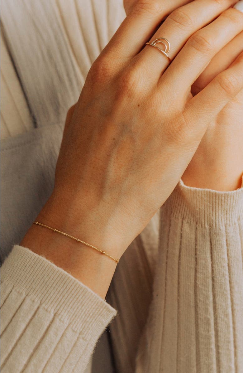 MADE BY MARY Satellite Bracelet, Alternate, color, Gold Filled