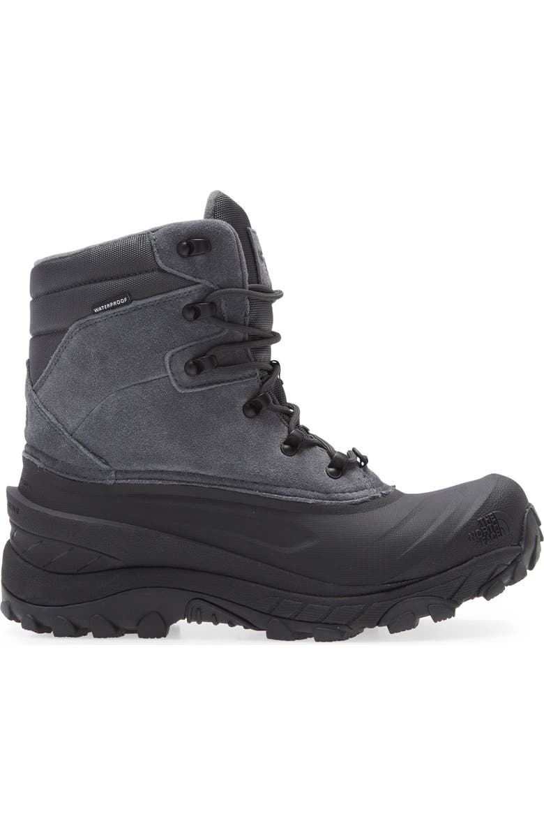 The North Face Chilkat IV Waterproof Insulated Snow Boot, Alternate, color, Grey/ Black