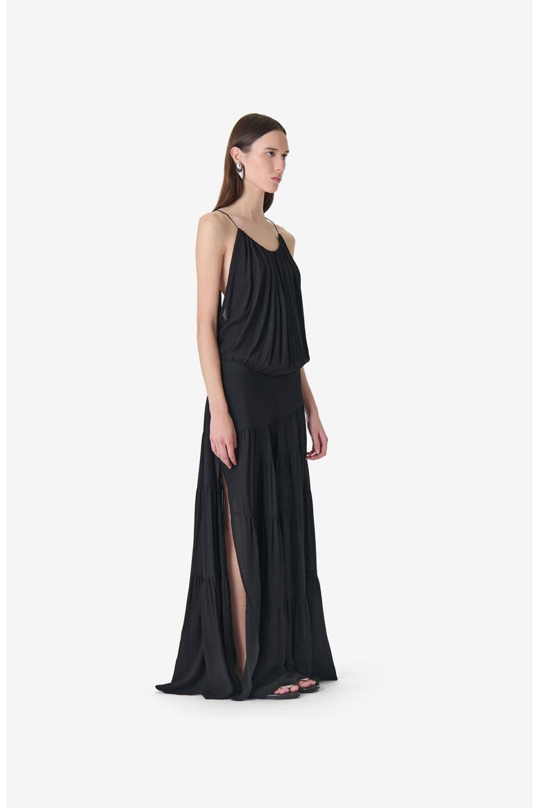 Island Maxi Dress, Alternate, color, BLACK