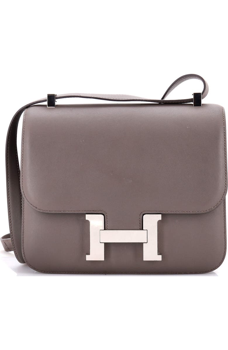Pre-Owned Hermes Constance Bag Swift 24, Main, color, Etain