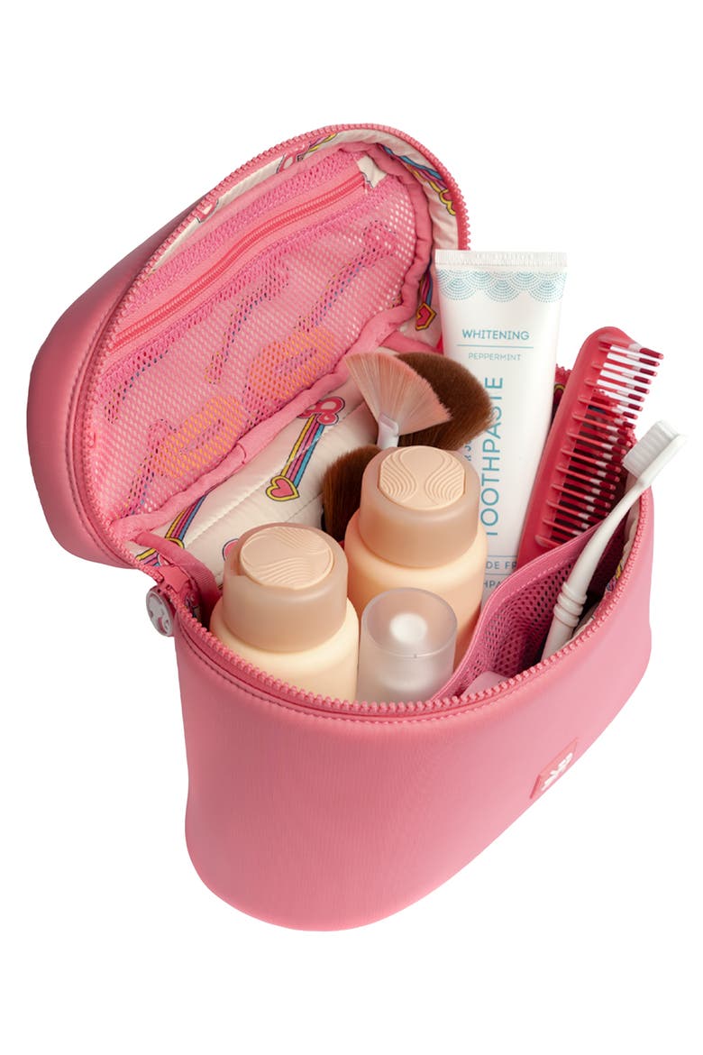 x Barbie™ Seoul Small Catchall Bag, Alternate, color, BRIGHT PINK