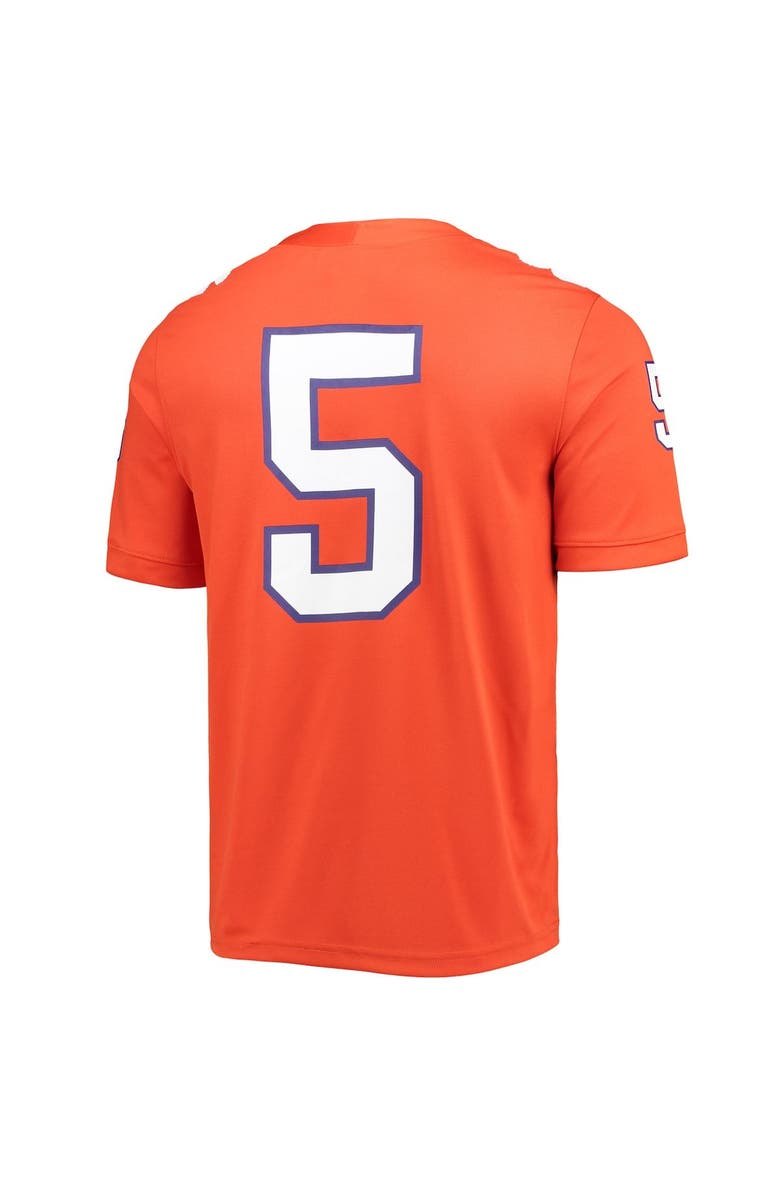 Nike Men's Nike #5 Orange Clemson Tigers Game Jersey, Alternate, color, 