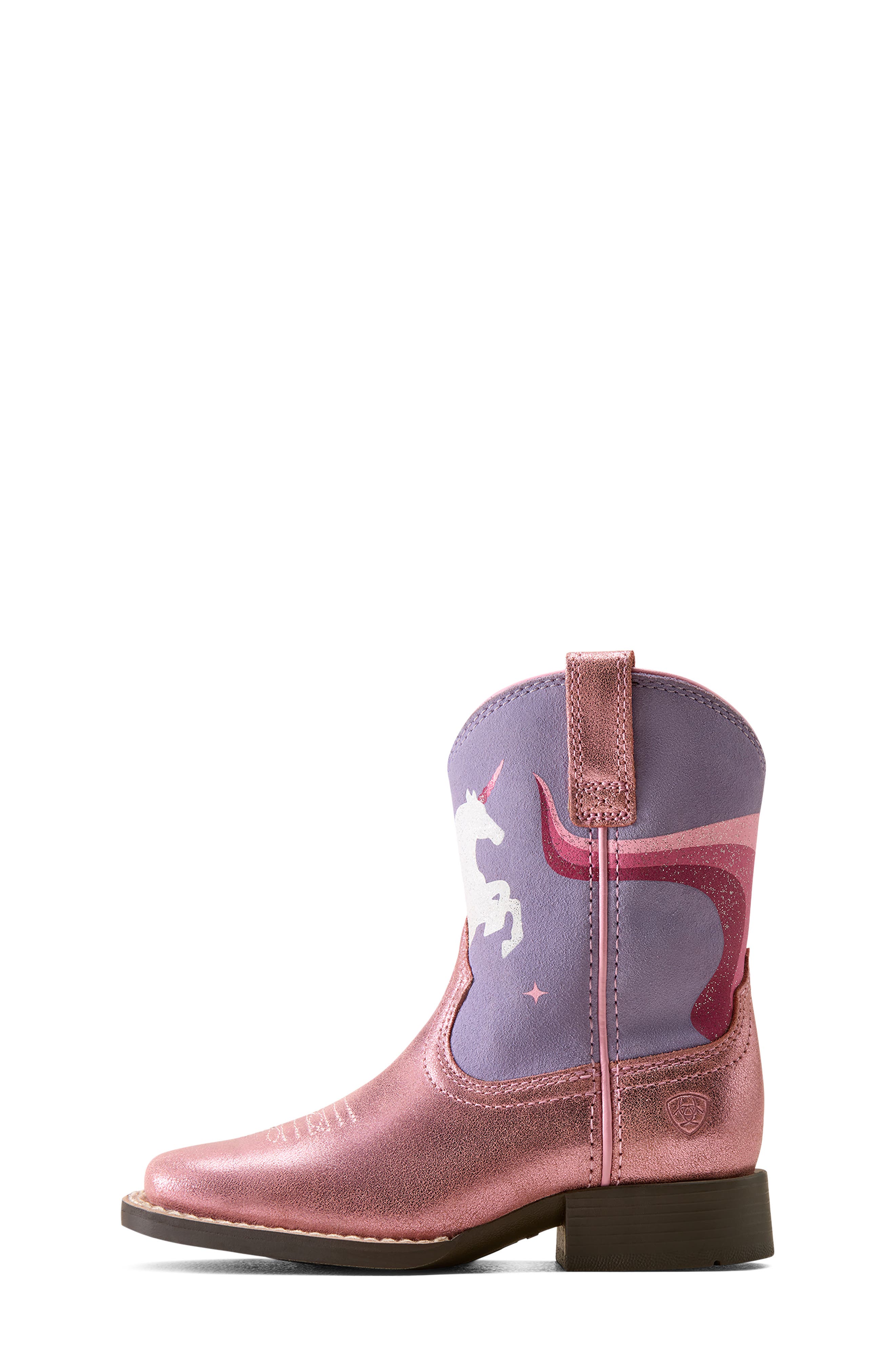 Kids' Unicorn Magic Western Boot, Alternate, color, CHARMING PINK