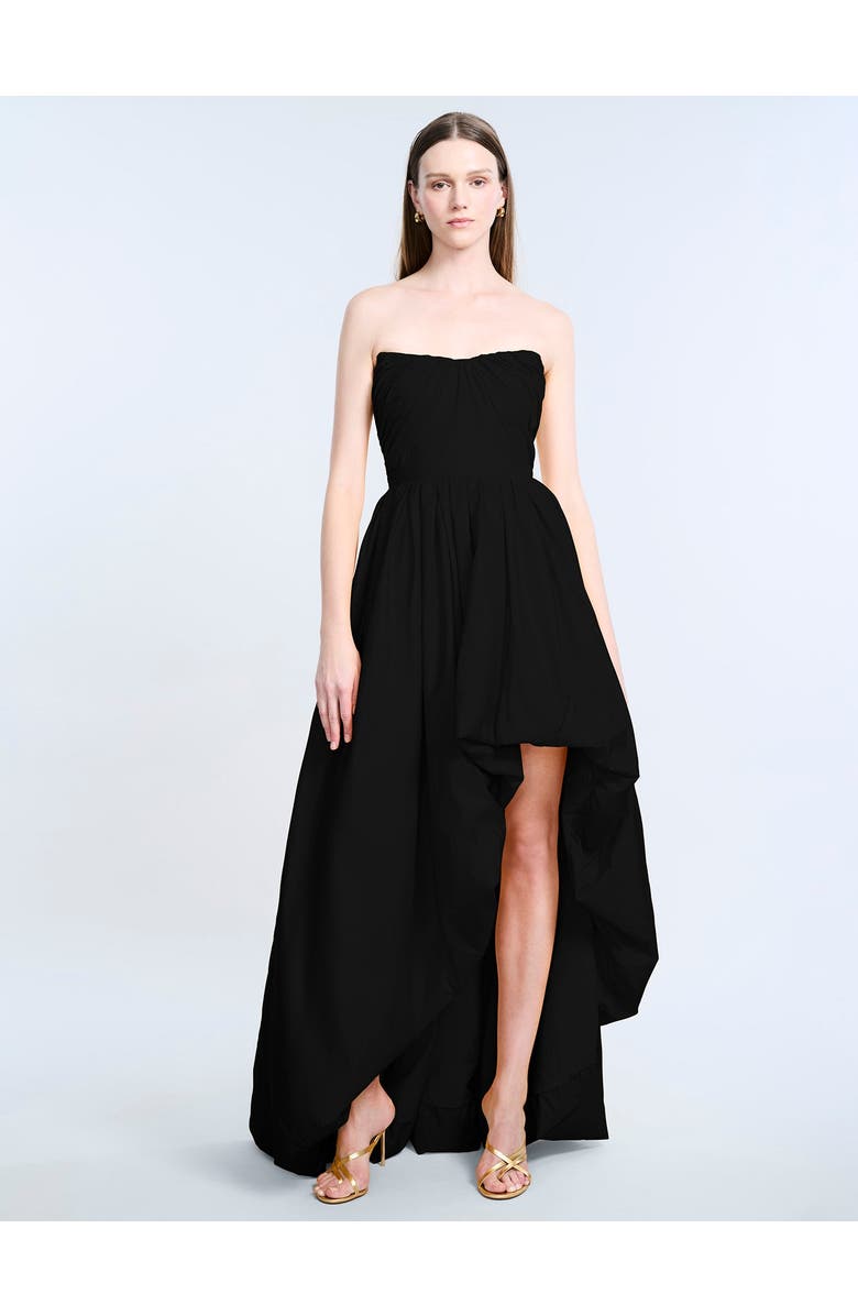 BCBGMAXAZRIA High Slit Ball Gown, Alternate, color, Black