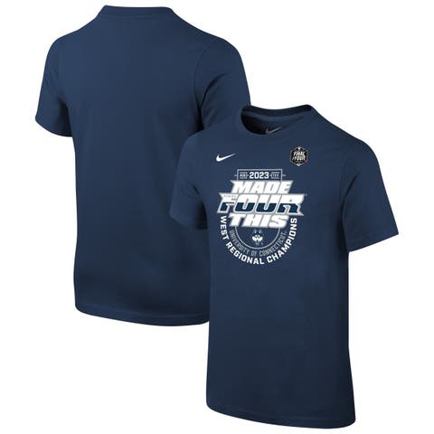 Youth Nike  Navy UConn Huskies 2023 NCAA Men's Basketball Tournament March Madness Final Four Regional Champions Locker Room T-Shirt