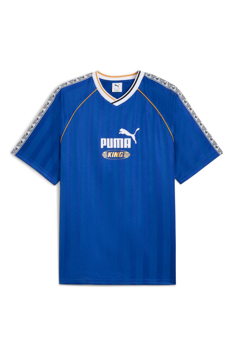 PUMA x KING Relaxed Football Jersey, Main, color, Mountain Blue