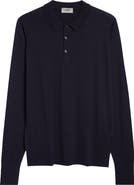 John Smedley Cotswold Wool Polo Sweater