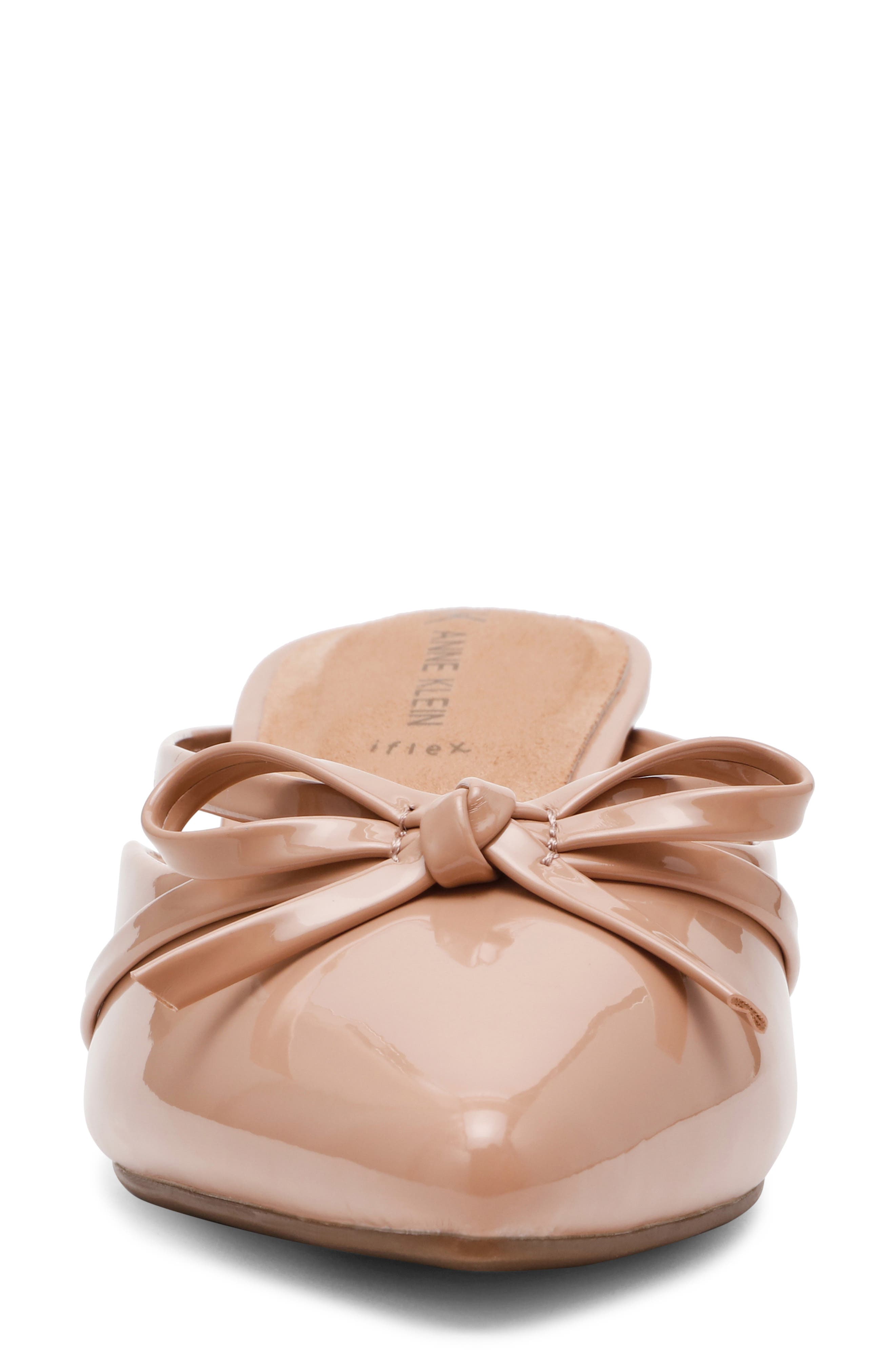 Iric Pointed Toe Mule, Alternate, color, BEIGE PATENT