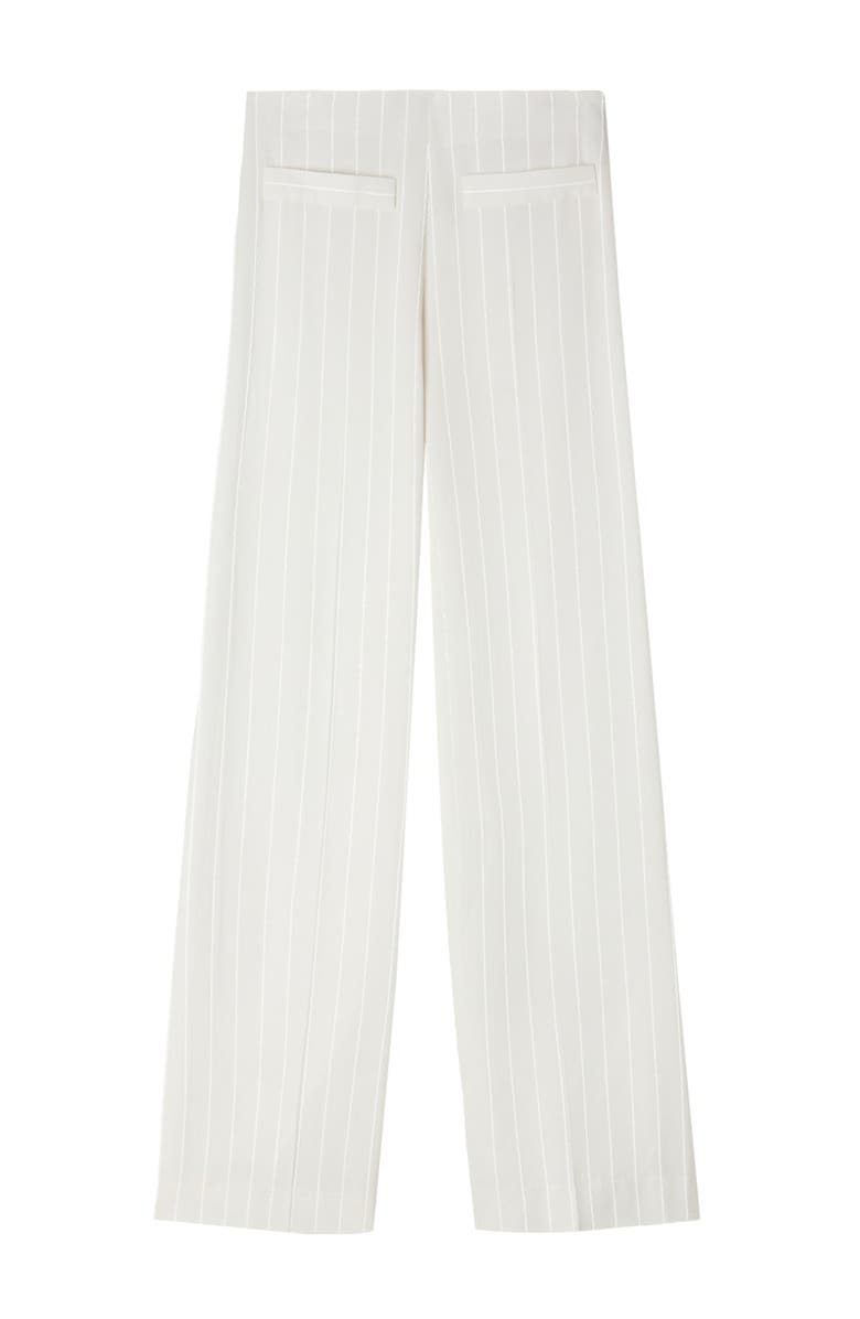 SANDRO Sequin suit trousers, Alternate, color, Ecru