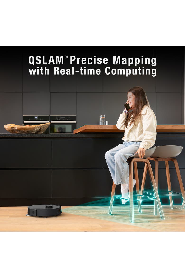 UltraVision Pet Combo Auto-Empty, Object Aware Robot Vacuum with Spin Mops, Alternate, color, Gunmetal