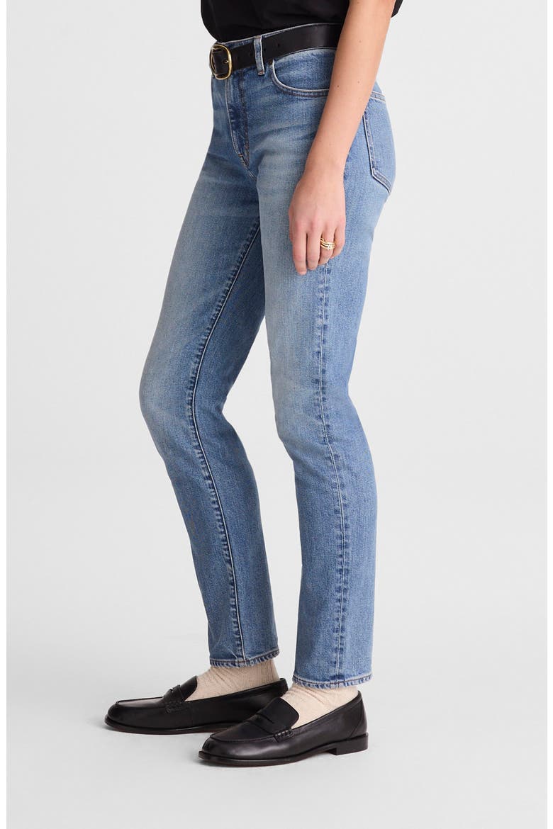 The Jules Slim Straight Leg Jeans, Alternate, color, CONCHO WASH