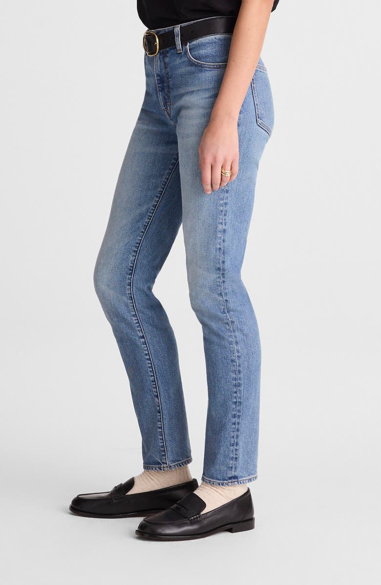 Madewell The Jules Slim Straight Leg Jeans, Alternate, color, Concho Wash