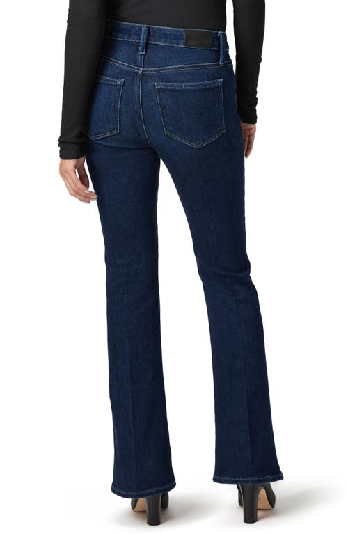 Paige Womens Laurel Canyon Flared Stretch-denim Blend Jeans Berlin In Blue