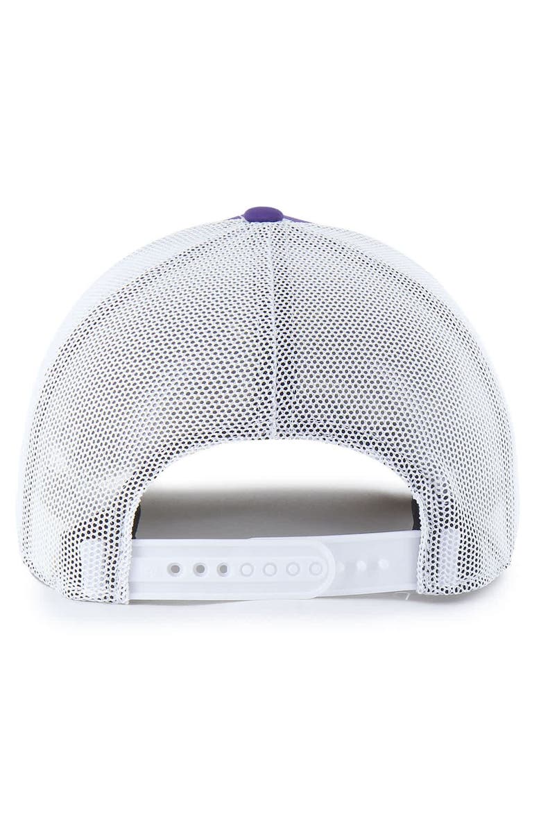 '47 Men's '47  Purple Kansas State Wildcats Rangefinder brrr Trucker Adjustable Hat, Alternate, color, Purple