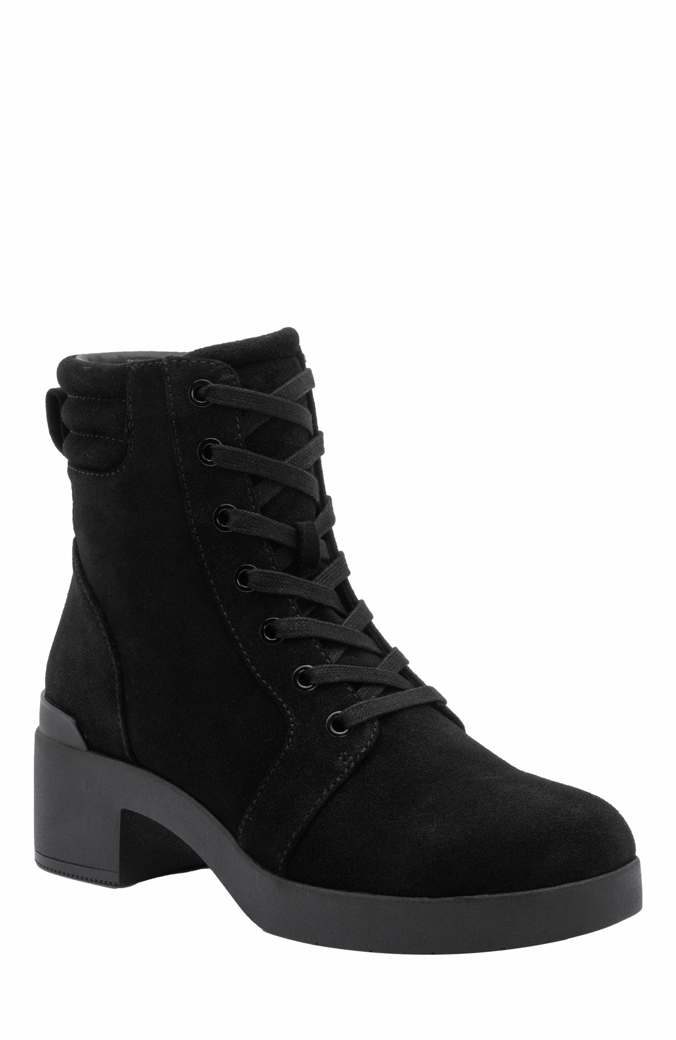 ABEO Capital Lace Boot, Main, color, Black - Regular
