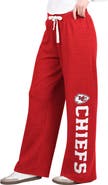 STARTER Women's Starter Red Kansas City Chiefs Field Wide Leg Sweatpants