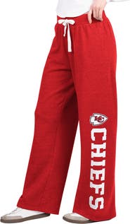STARTER Women's Starter Red Kansas City Chiefs Field Wide Leg Sweatpants