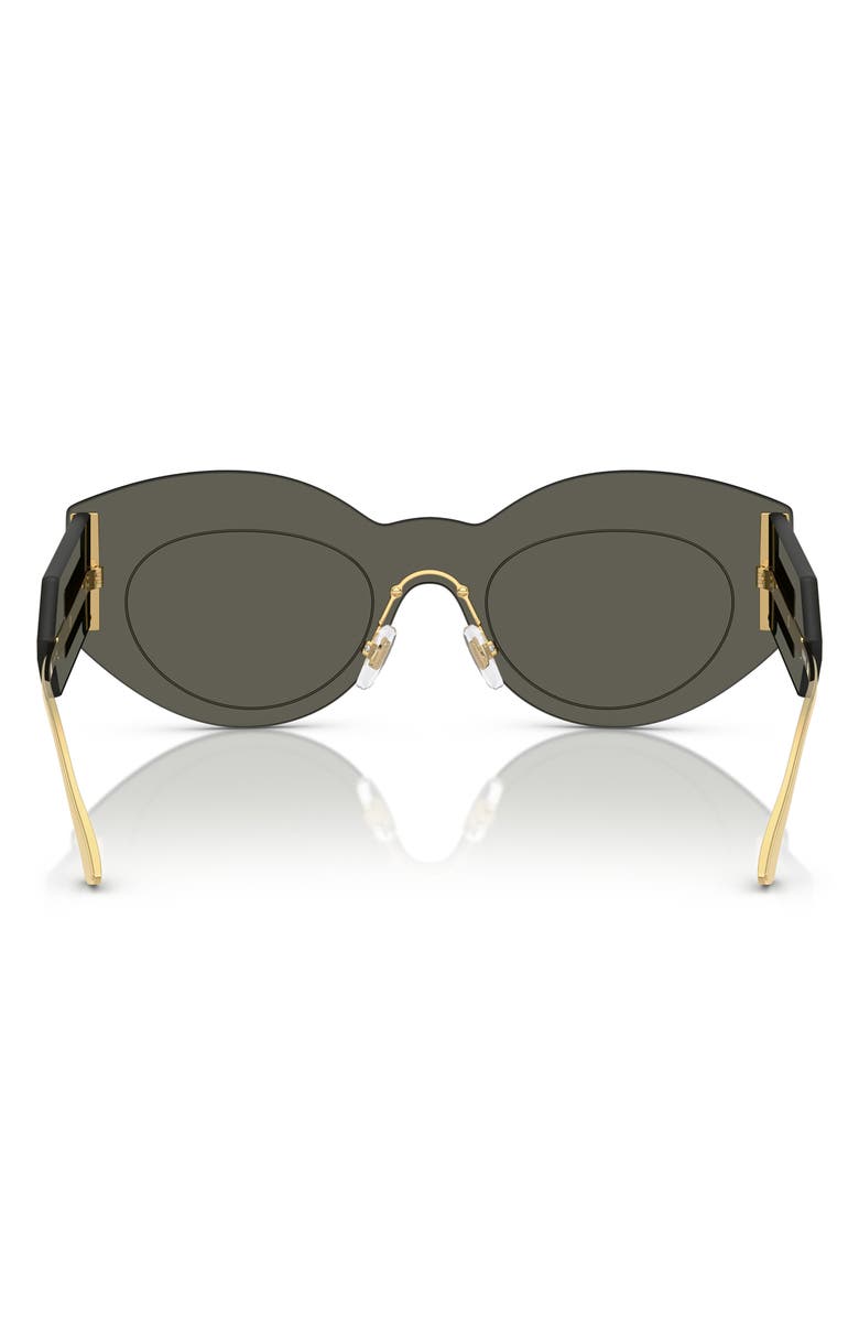 Versace 44mm Irregular Sunglasses, Alternate, color, Gold Mirror