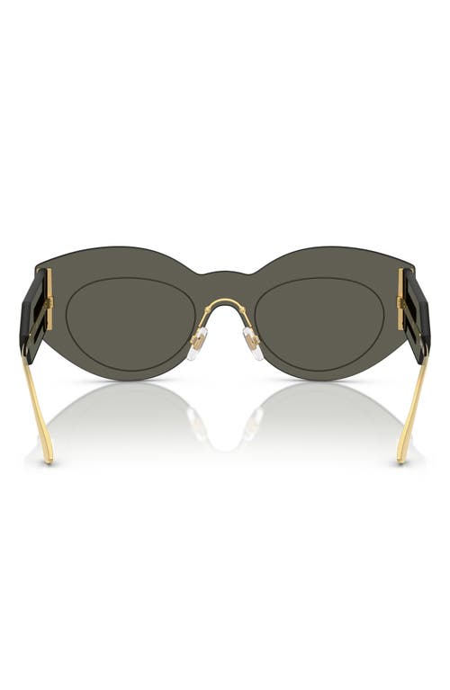 Versace 44mm Irregular Sunglasses In Gold Mirror