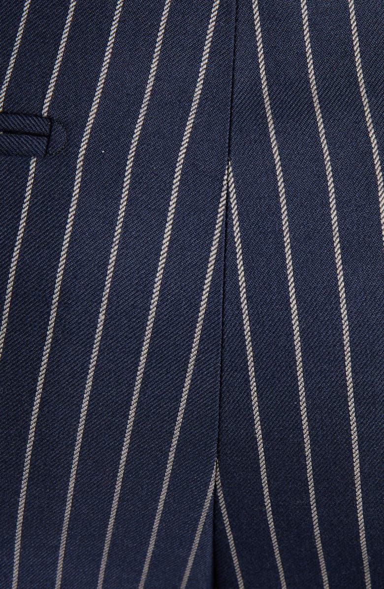 TOM FORD Pinstripe Virgin Wool Ankle Pants, Alternate, color,