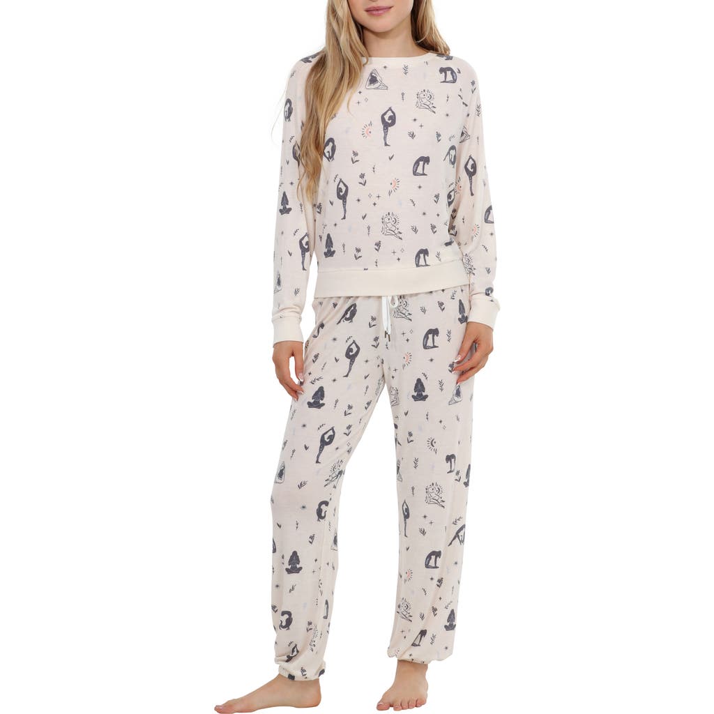 Honeydew Star Seeker Brushed Jersey Pajamas In Multi