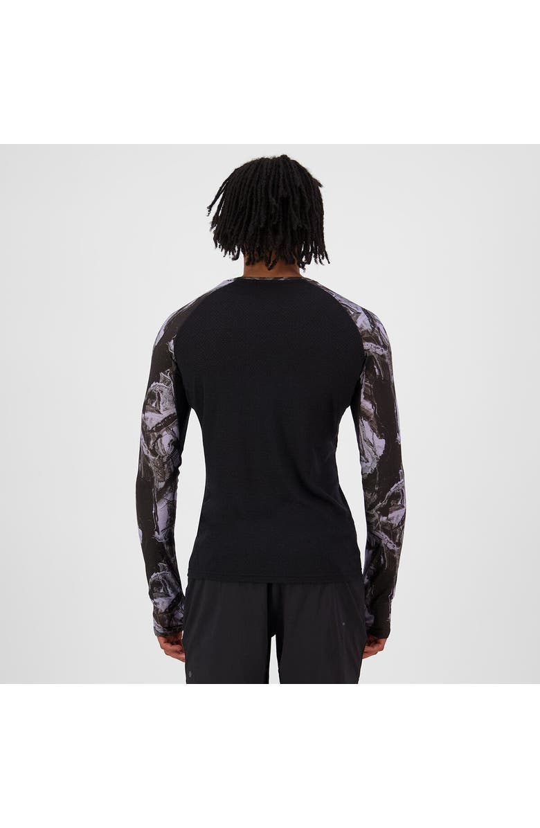 Mons Royale Temple Merino Long-Sleeve Shirt - Men's, Alternate, color, Rock Camo/Black