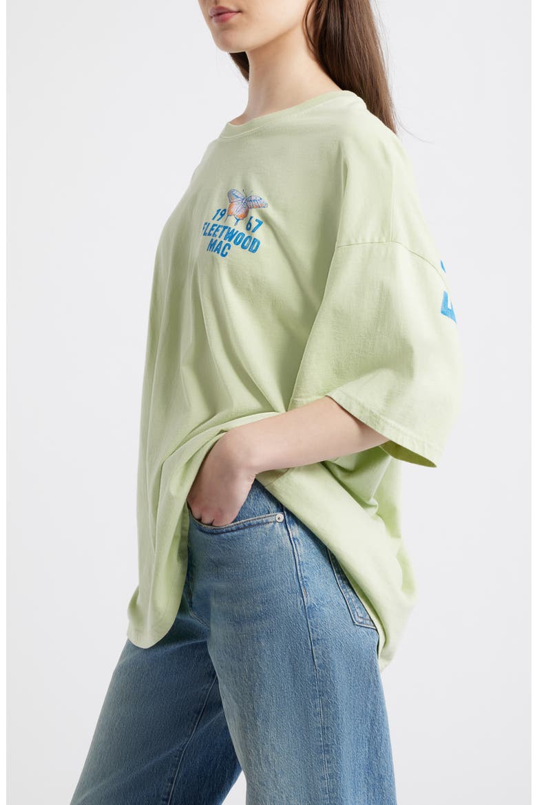 Fleetwood Mac 1967 Butterfly Graphic Tee, Alternate, color, SEAFOAM GREEN