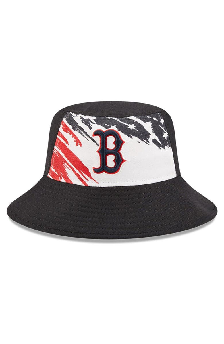 New Era Men's New Era Navy Boston Red Sox 2022 4th of July Bucket Hat, Alternate, color, Navy