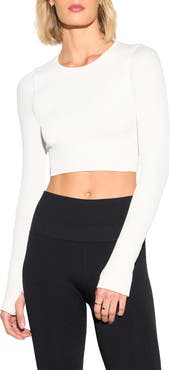 Spiritual Gangster Liberty Crop Long Sleeve