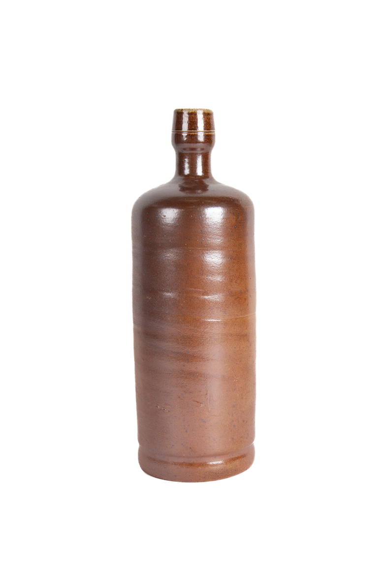 Une Vie Nomade Vintage Stone Bottle, Main, color, Brown