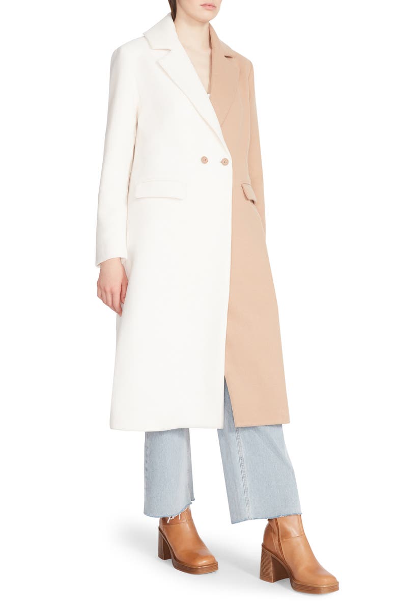 Steve Madden Caroline Colorblock Coat, Alternate, color,