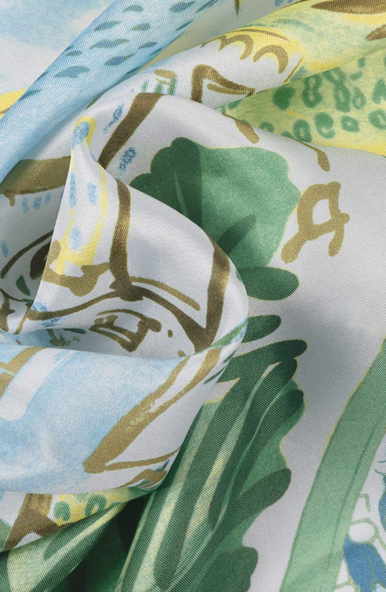 Polo Ralph Lauren Coastal Conversational Silk Square Scarf, Alternate, color, 