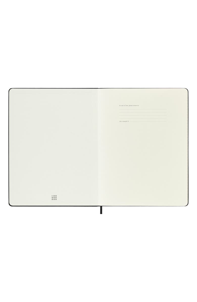 Moleskine Classic Hardcover Extra Large Notebook, Alternate, color, Black