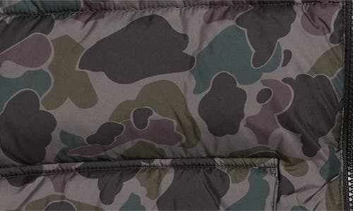 Carhartt Work In Progress Springfield Taffeta Recycled Polyester Vest In Camo Duck Grey Hamilton Brown