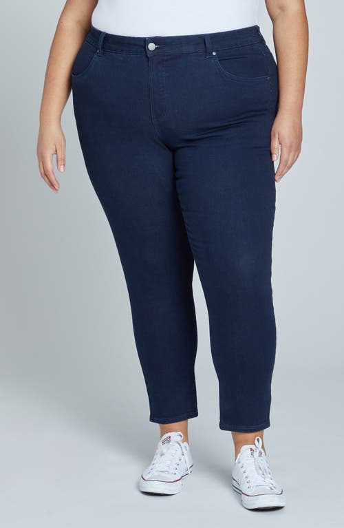 Universal Standard Seine Ankle Skinny Jeans in Dark Indigo 