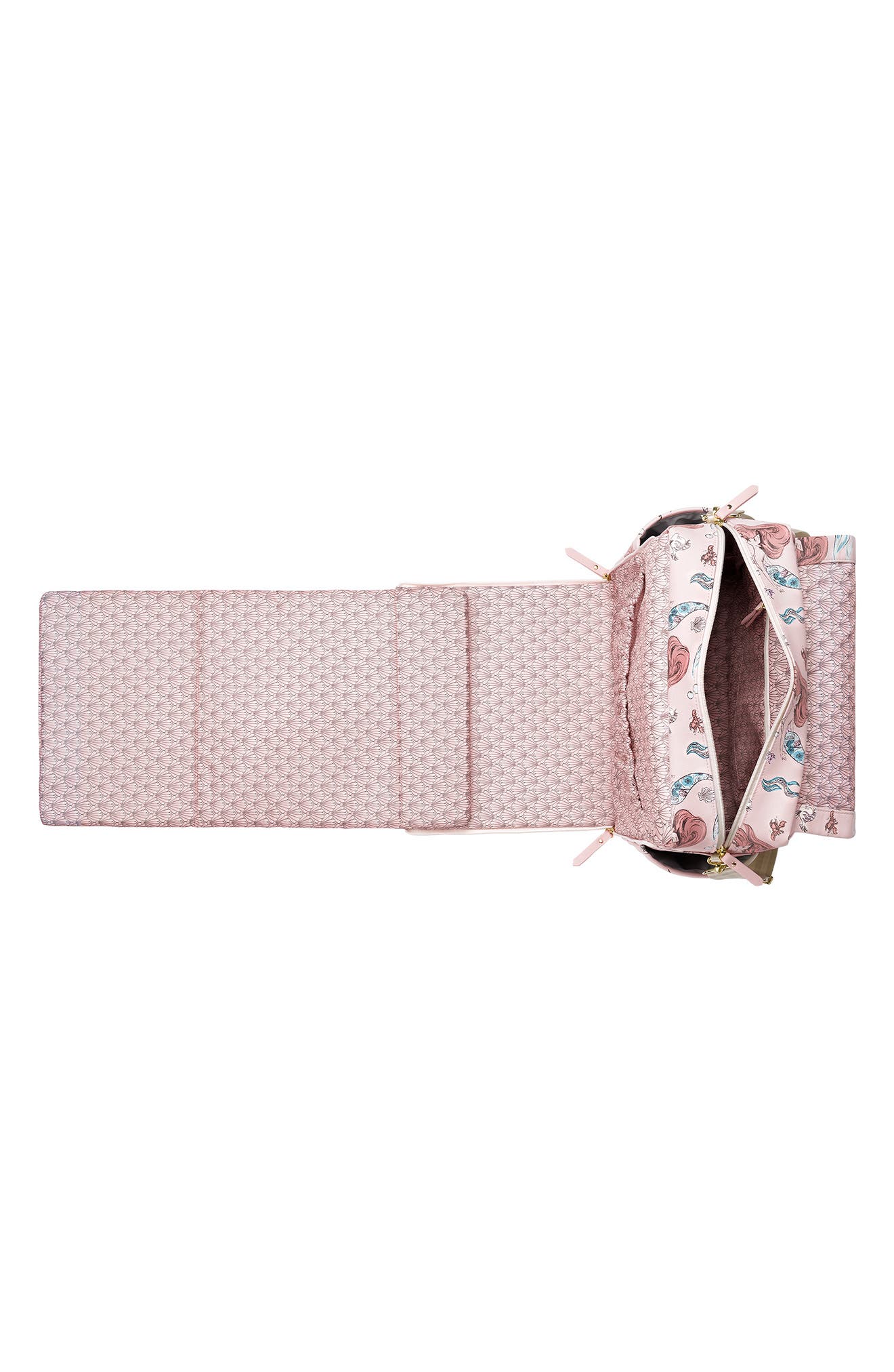 Petunia Pickle Bottom x Disney The Little Mermaid Boxy Water Resistant Backpack, Alternate, color, 