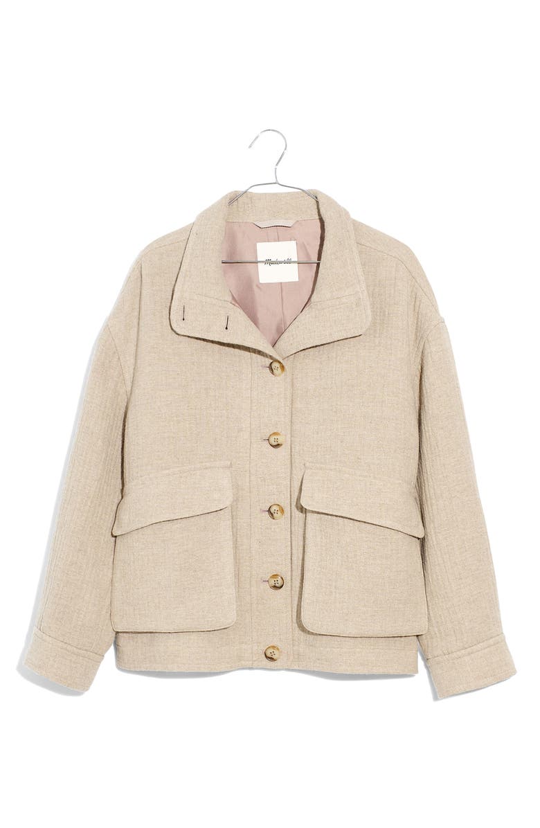 Madewell Clairmont Crop Jacket, Alternate, color,
