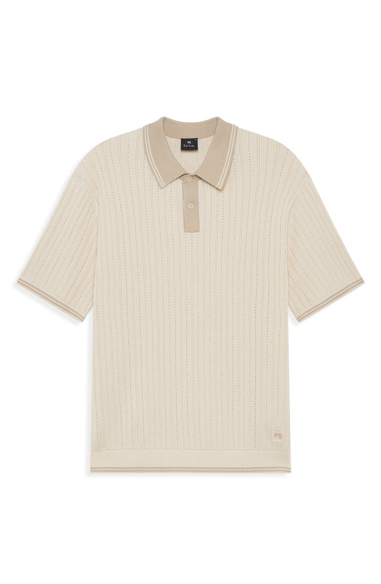 PS Paul Smith Organic Cotton Polo Sweater, Main, color,